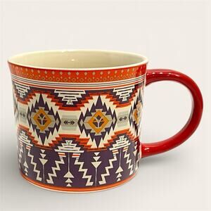 Yellowstone 14oz Mug Aztec Print Western Southwestern TV Show Coffee Tea Cup
